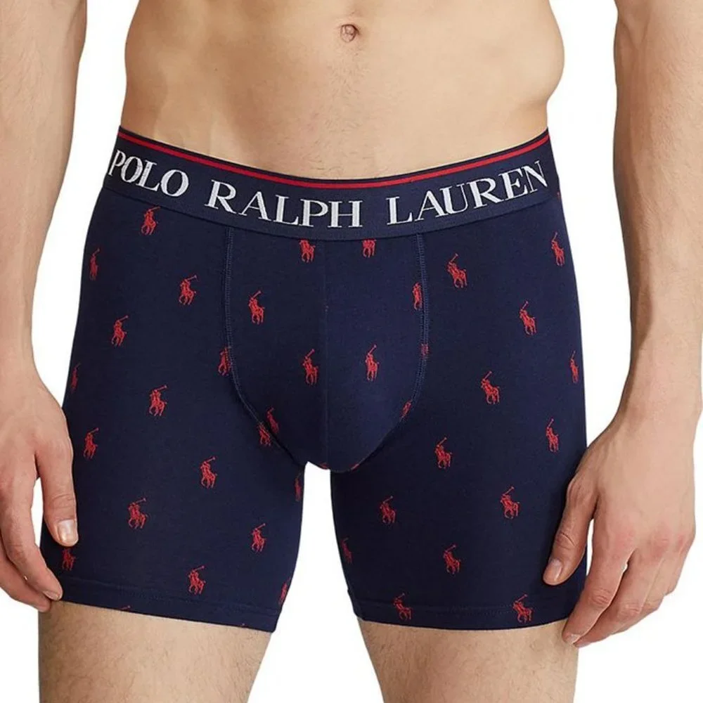 POLO RALPH LAUREN Organic Stretch Cotton Boxer Briefs
